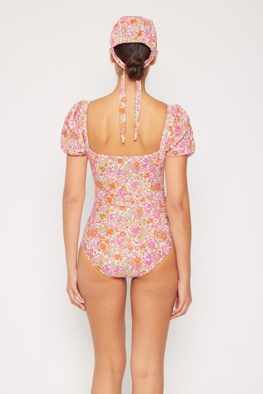Marina West Swim Floral Puff Sleeve One-Piece - felvior