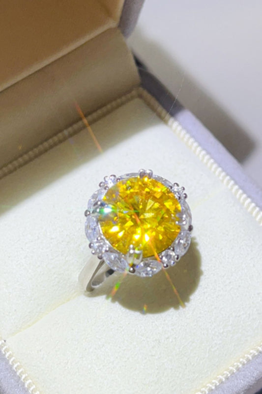 5 Carat Moissanite 925 Sterling Silver Ring - felvior