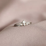 925 Sterling Silver Cross Ring - felvior