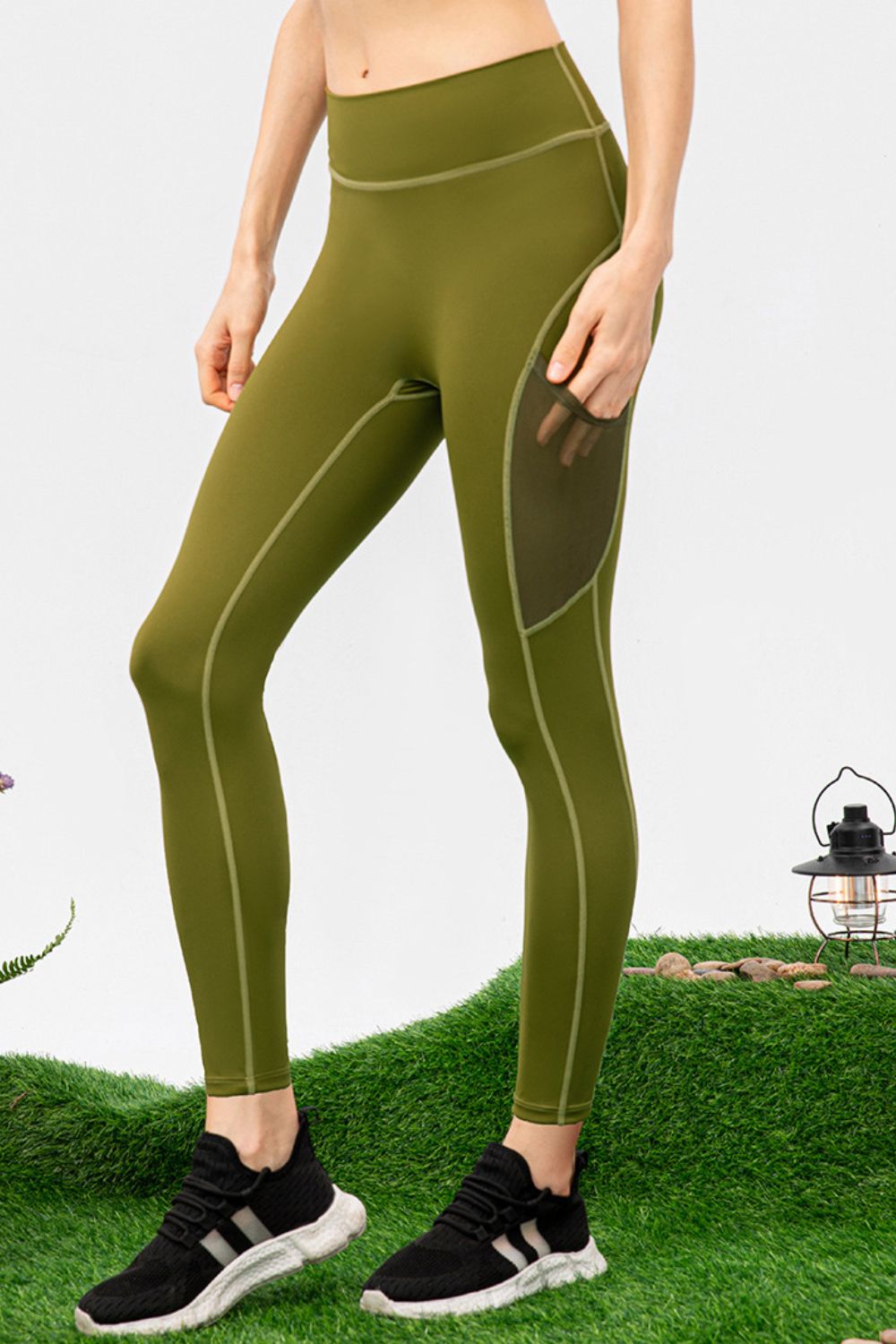High Waist Slim Fit Long Sports Pants Hauptbild