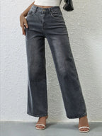 High Rise Wide Leg Jeans