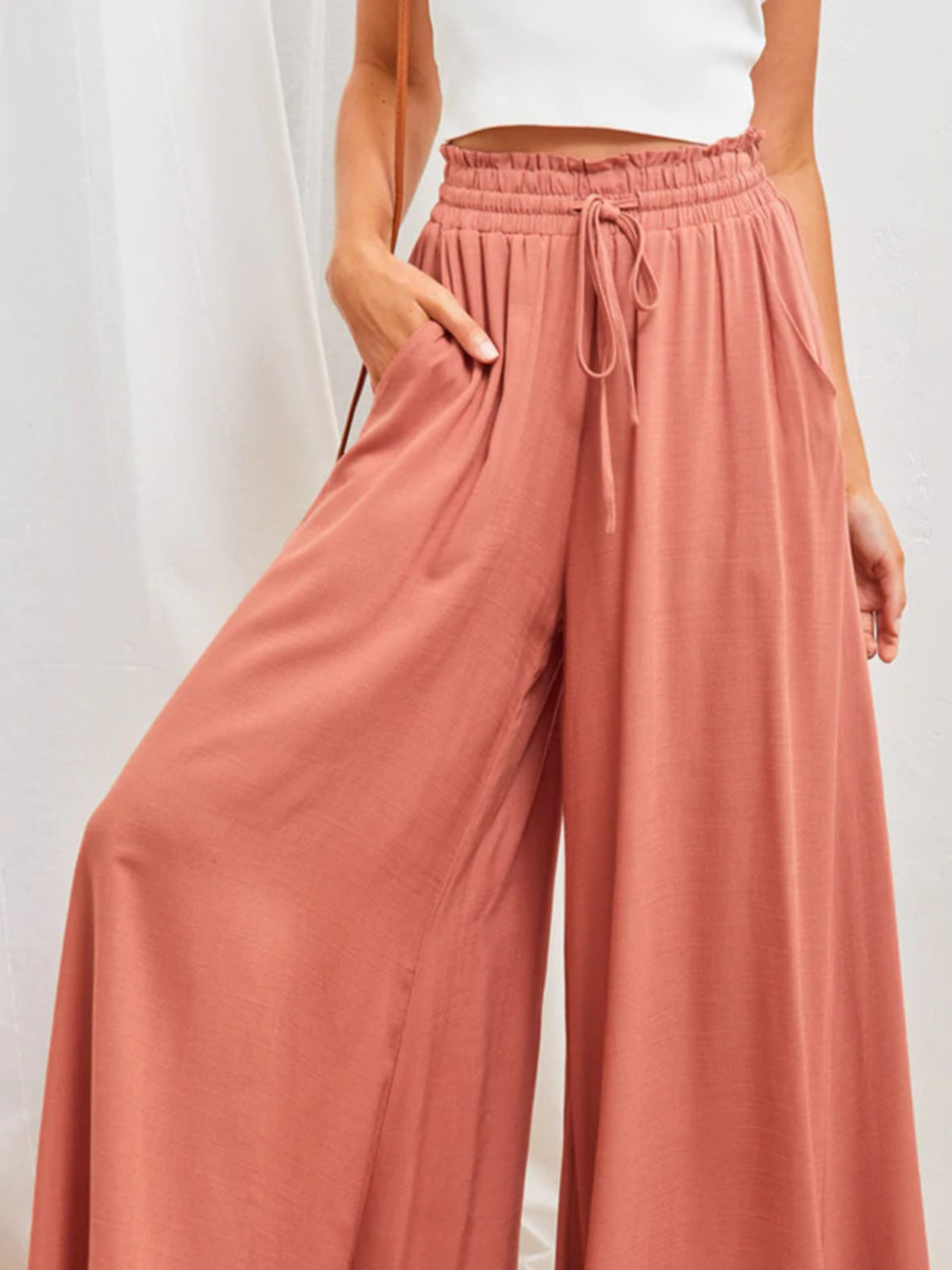 High Waist Wide Leg Pants - felvior