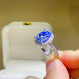 5 Carat Moissanite 925 Sterling Silver Ring - felvior