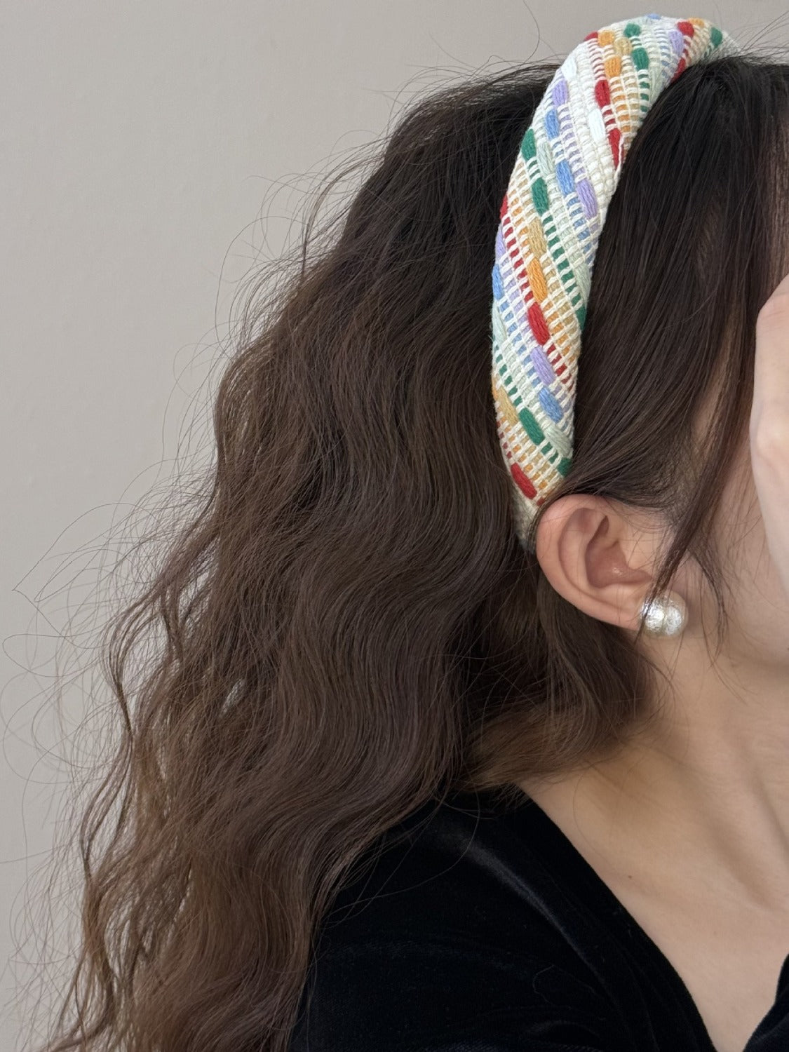 Colorful Polyester Hair Headband - felvior