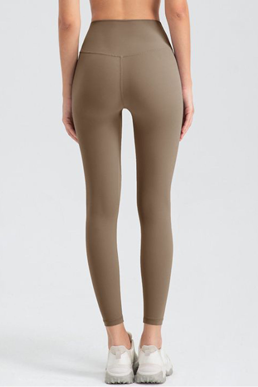 Wide Waistband Slim Fit Active Leggings - felvior