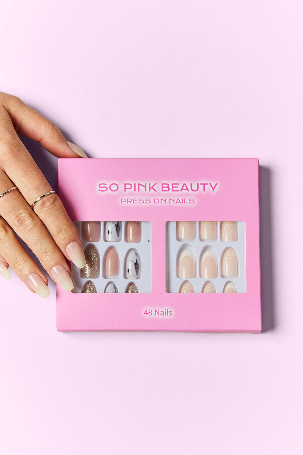 SO PINK BEAUTY Press On Nails 2 Packs - felvior
