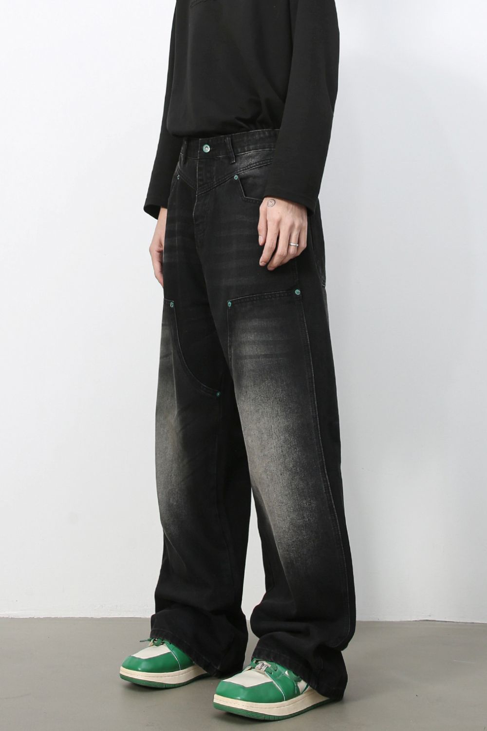 Men's Wide Leg Jeans