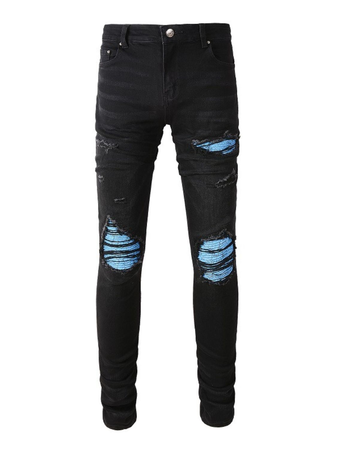 Men's Distressed Skinny Jeans Zweitbild