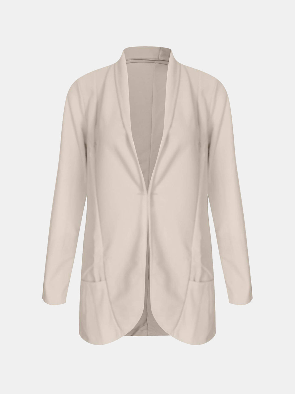 Collared Neck Long Sleeve Blazer
