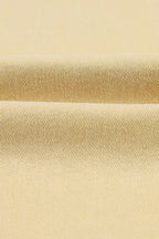 Raw Edge Mid Waist Flared Jeans