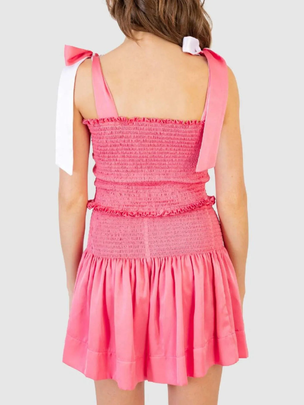 Smocked Tie Shoulder Cami and Shorts Set