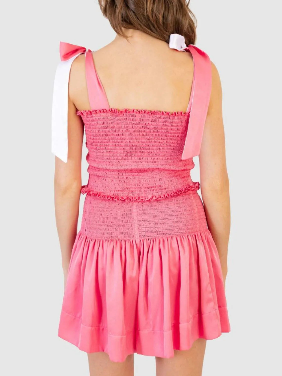 Smocked Tie Shoulder Cami and Shorts Set