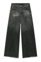 Men's Wide Leg Jeans with Pockets