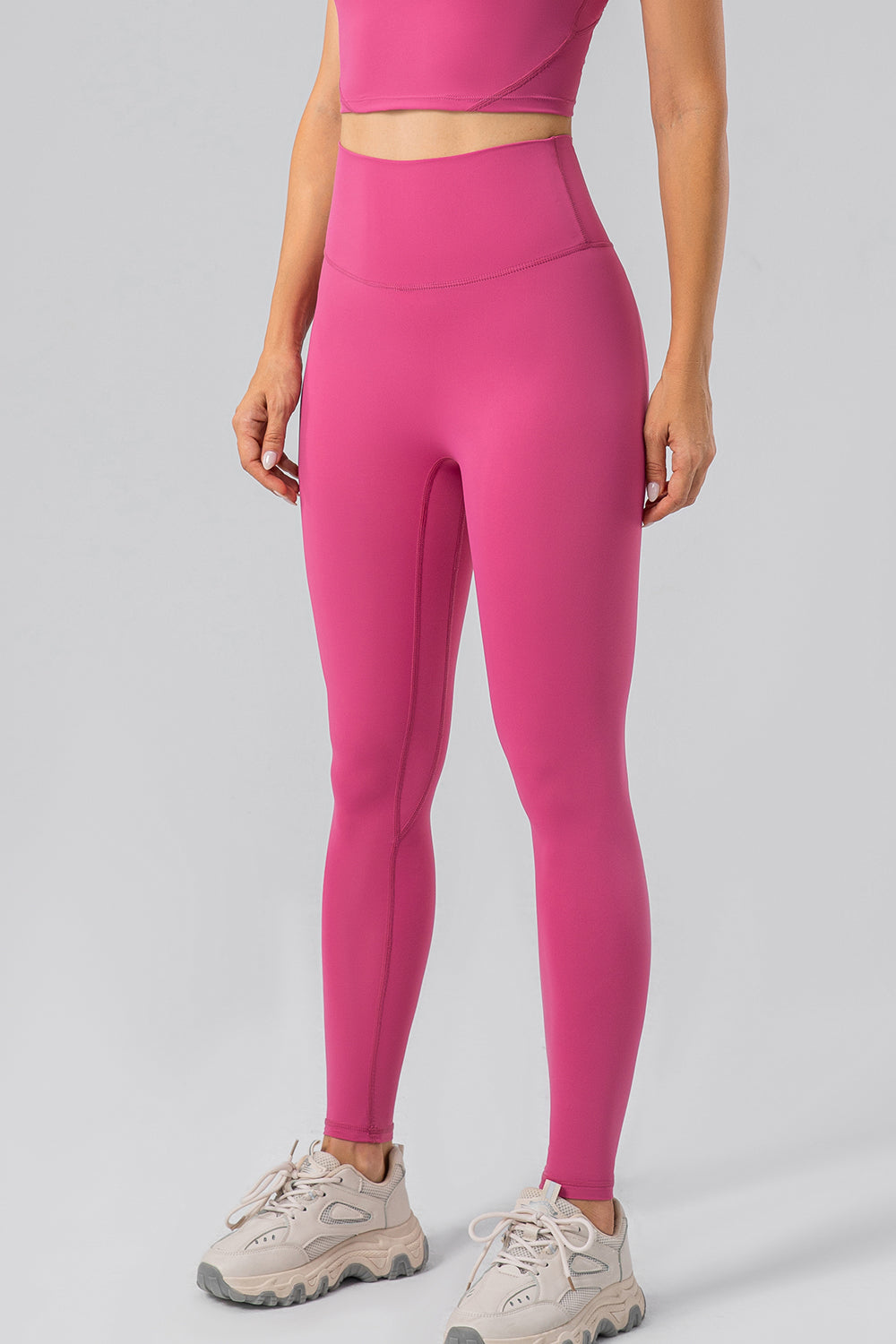 High Waist Wide Waistband Active Leggings - felvior